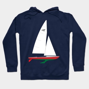 Flying Fifteen Sailboat Hoodie